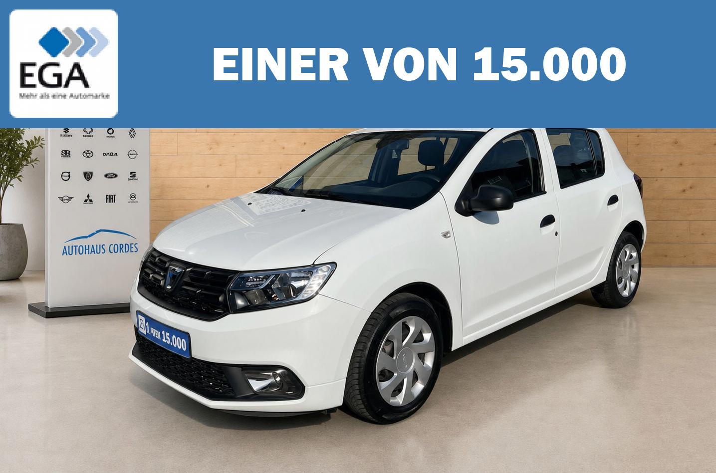 Dacia Sandero LIMOUSINE SCe 75 SERVO*KLIMA*RADIO*BTH*EFH*ZFVB